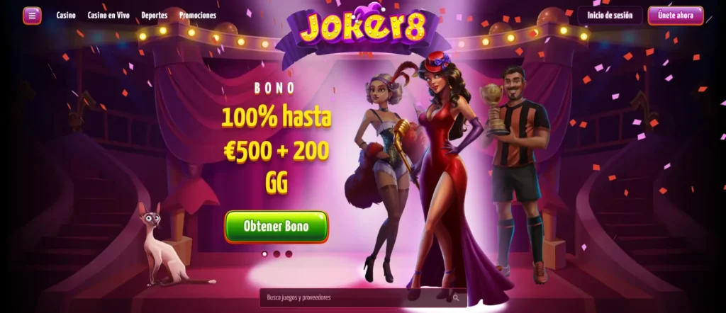 Bono de Bienvenida en Joker 8