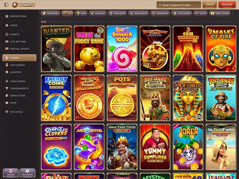 ViciBet Casino Juegos
